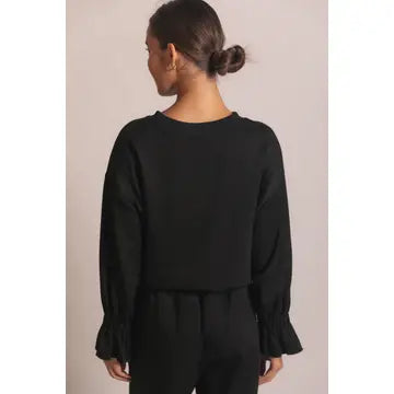 Adjustable Waist Pullover Top