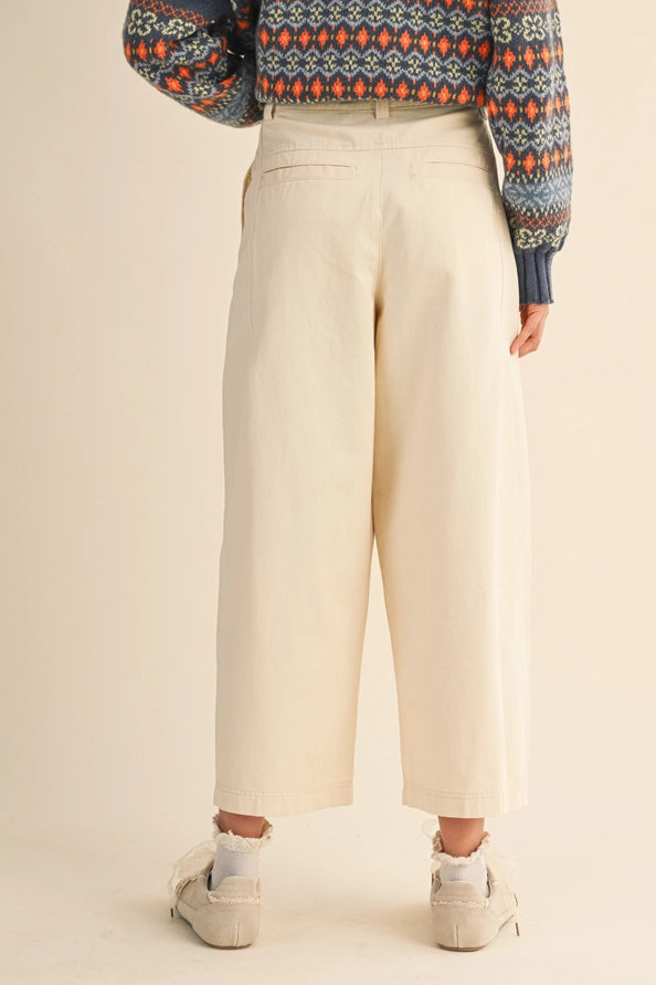 Woven Crop Pants