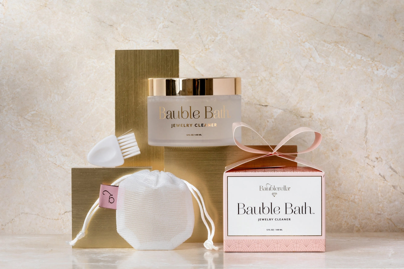 Bauble Bath Jewelry Cleaner Set