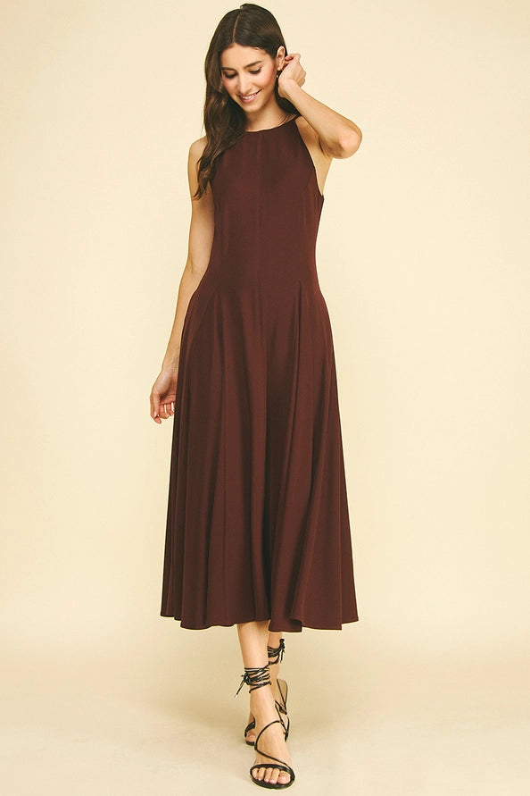 Halter Neck Maxi Dress