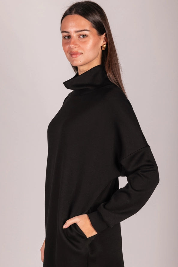 Butter Modal Mock Neck Mini Dress