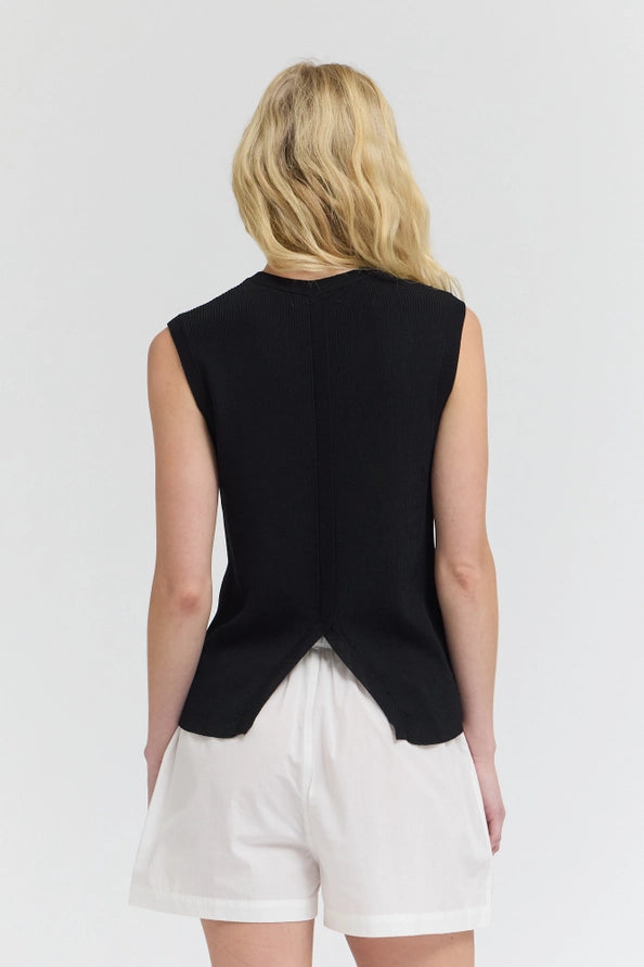 Black Sweater Tank