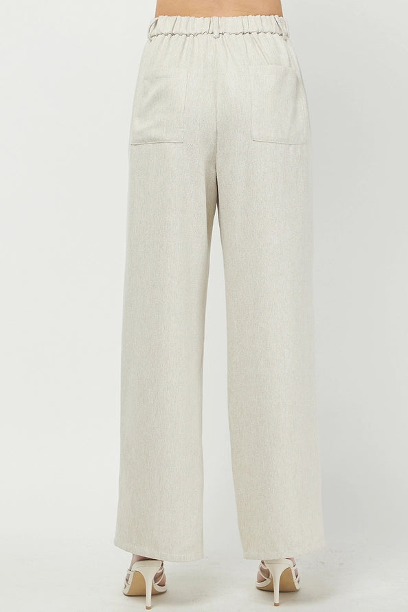 Linen Look Trouser Pant