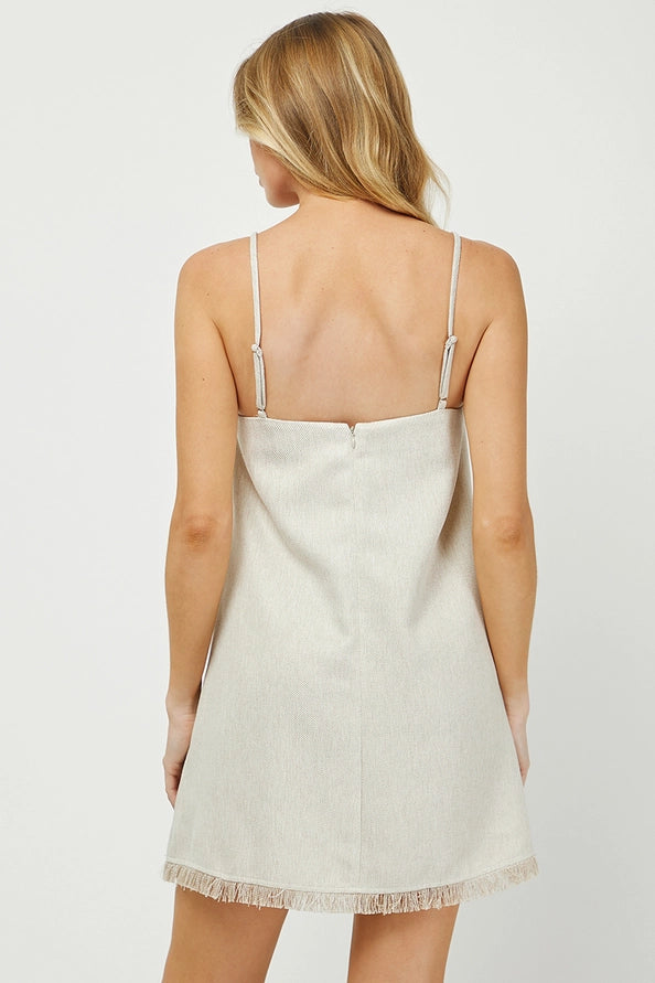 Sleeveless Square Neck Dress