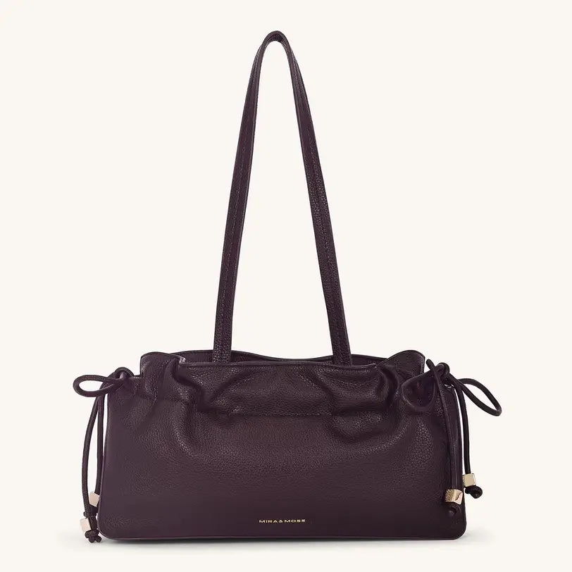 Drawstring Shoulder Bag - Deep Cocoa