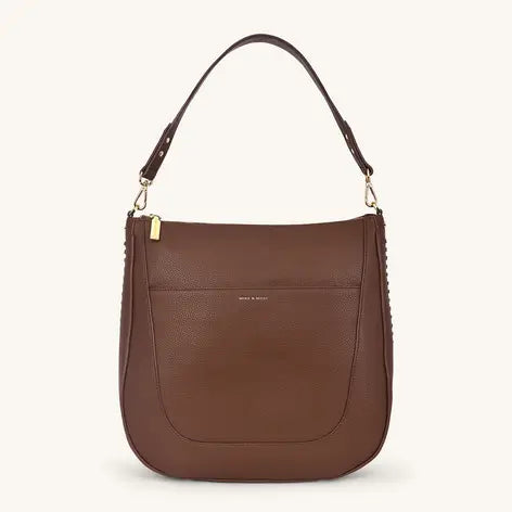 Toffee Large Shoulder Handbag