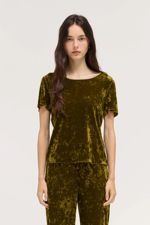 Velvet Round T-Shirt