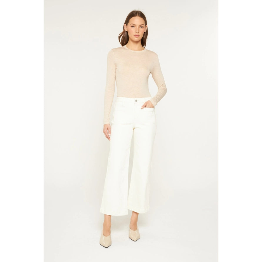 Mica Super High Rise Jeans w/ Patch Pocket