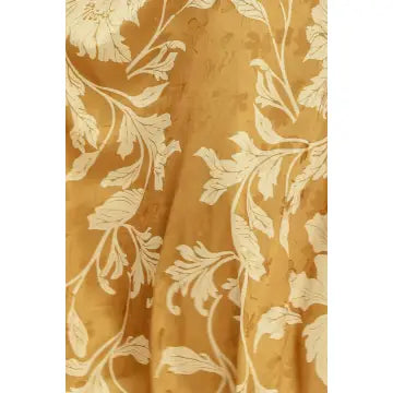 Floral Print Camel Midi Dress