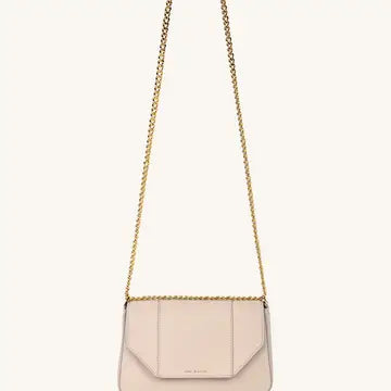 Pearl Flap Close Crossbody Handbag