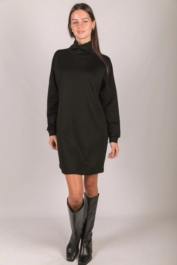 Butter Modal Mock Neck Mini Dress