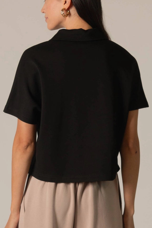 Butter Short Sleeve Quarter Zip