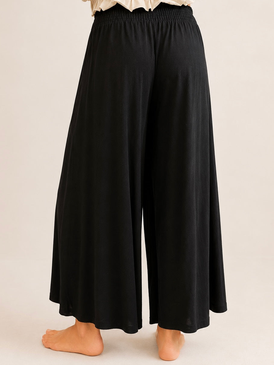Pull on Linen Blend Pants
