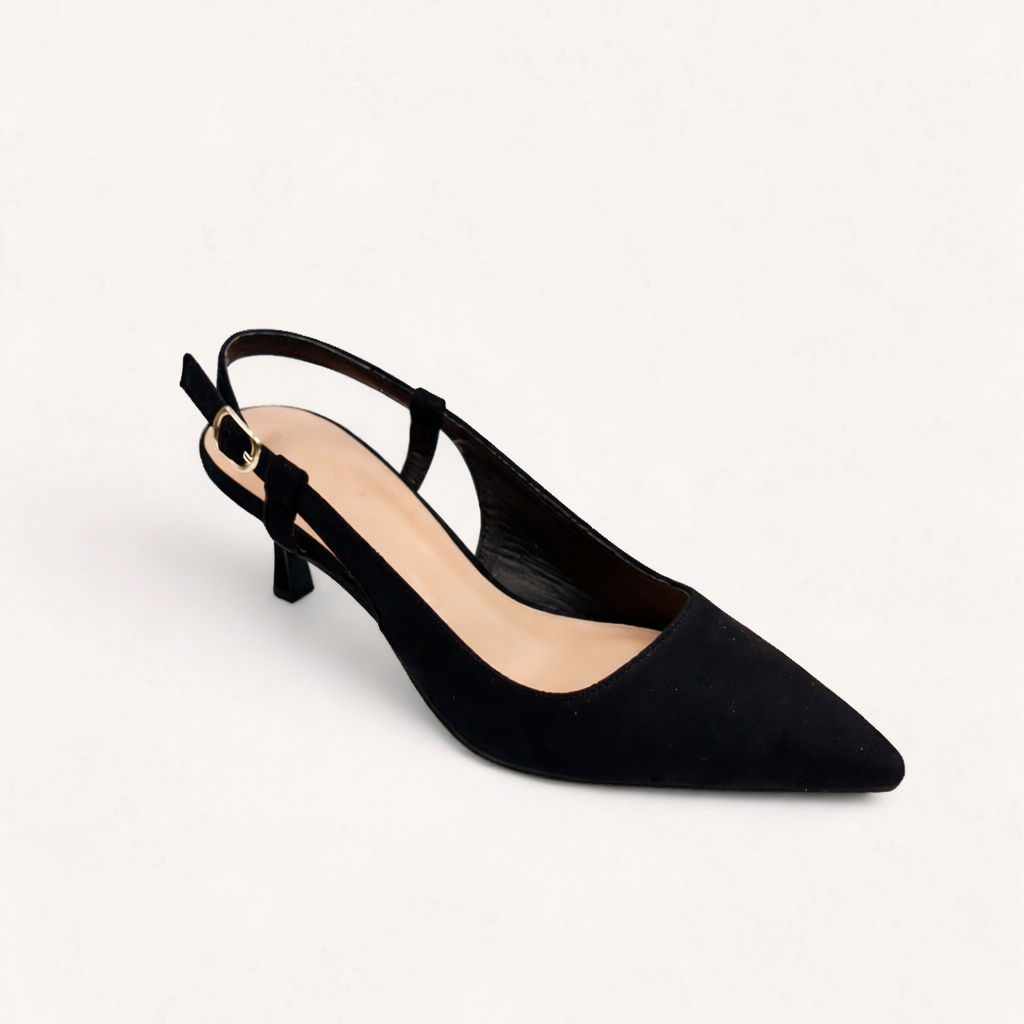Black Sling Back