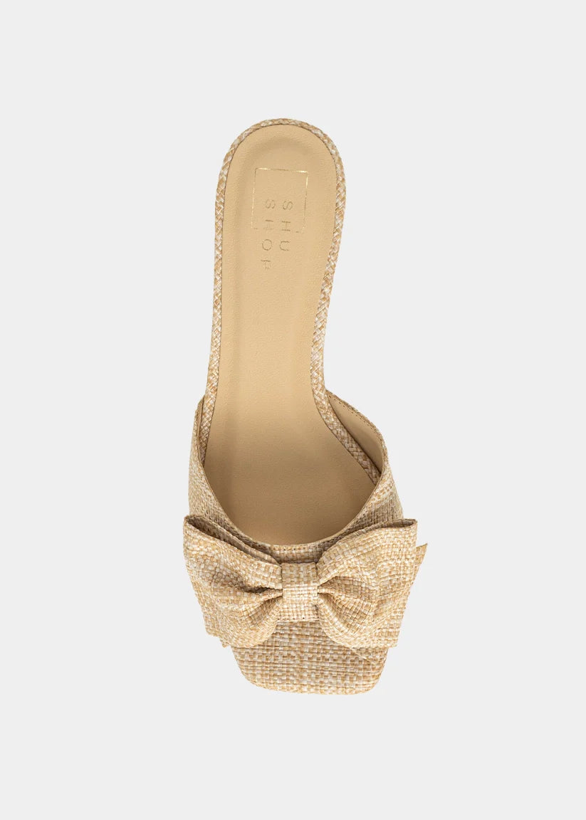 Rafia Kitten Heel