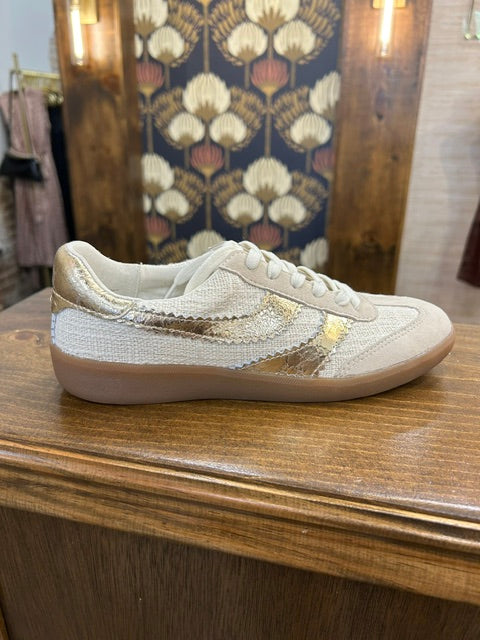 Dolce Vita Gold/Linen Merit Sneaker