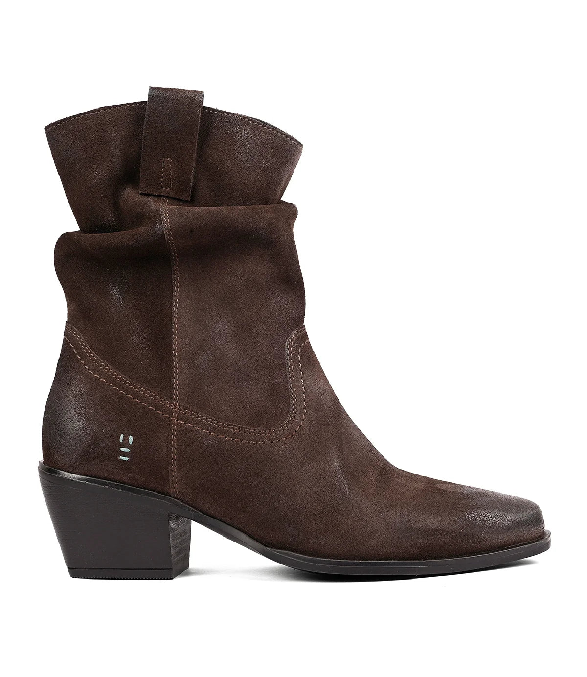 Dark Brown Suede Slouch Boot