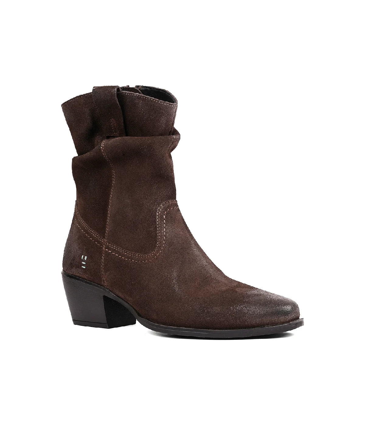 Dark Brown Suede Slouch Boot