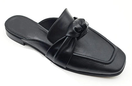 Square Toe Knot Mules