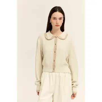 Scallop Edge Cardigan