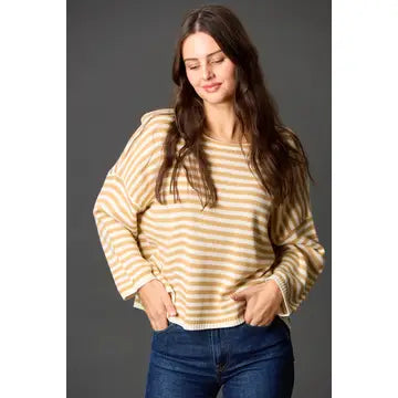 Striped T-Body Sweater
