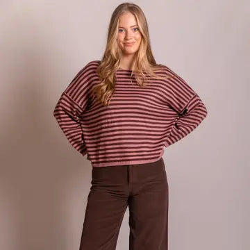 Striped T-Body Sweater