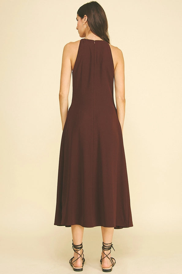 Halter Neck Maxi Dress