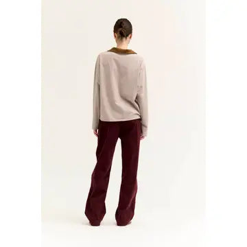 Vino Mide Rise Corduroy Barrell Pants
