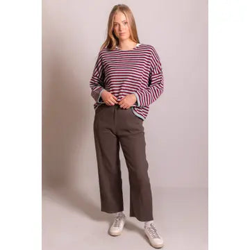 Cropped Ramie Trousers