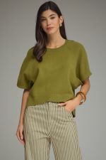 Dolman Sleeve Knit Sweater