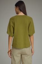 Dolman Sleeve Knit Sweater