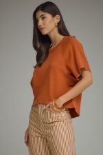 Dolman Sleeve Knit Sweater