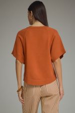 Dolman Sleeve Knit Sweater