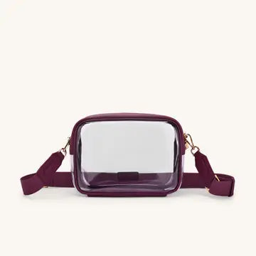Plum Clear Bag