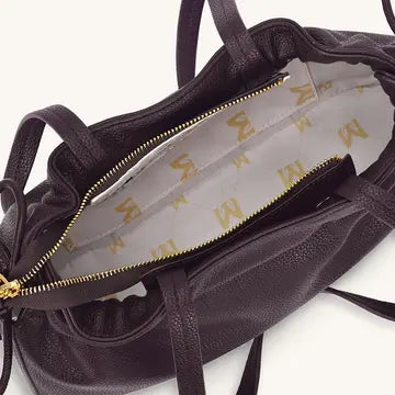 Drawstring Shoulder Bag - Deep Cocoa