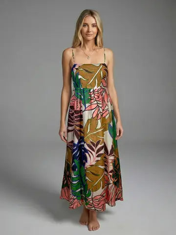 Wild Bloom Maxi Dress